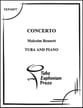 Tuba Concerto Tuba and Piano P.O.D. cover
